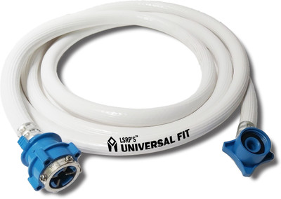 LSRP's Universal Fit (Rarest Quality 6.2mm Thick) 3 Meter Water Pipe / Water Inflow / Water Inlet Hose Pipe For Fully Automatic Top Load & Front Load Washing Machine Inlet Pipe With Tap Adapter/Connector Astral Blue Washing Machine Inlet Hose(3)