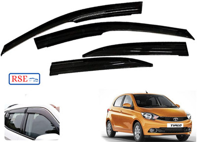 RSE For Front, Rear Wind Deflector(Tinted Tata Tiago)