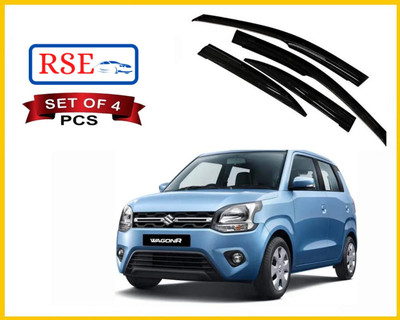 RSE For Front, Rear Wind Deflector(Tinted Maruti WagonR)