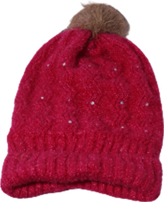 Hind Home Solid, Self Design Beanie Cap