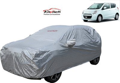 Kavach Car Cover For Maruti Suzuki Alto (With Mirror Pockets)(Silver)