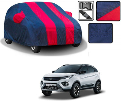 KOZDIKO Car Cover For Tata Nexon (With Mirror Pockets)(Blue, Red, For 2021 Models)