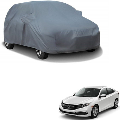 KOZDIKO Car Cover For Honda City i-Dtec (With Mirror Pockets)(Grey, For 2019, 2020, 2021 Models)
