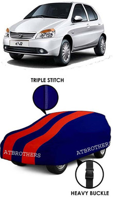 ATBROTHERS Car Cover For Tata Indica (Without Mirror Pockets)(Blue, Red)
