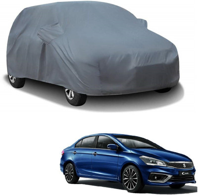 KOZDIKO Car Cover For Maruti Suzuki Ciaz (With Mirror Pockets)(Grey)