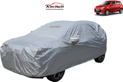 Kavach Car Cover For Maruti Suzuki Alto (With Mirror Pockets)(Silver, For 2018 Models)