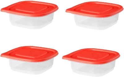 IKEA Plastic Bread Container  - 230 ml(Pack of 4, Red)