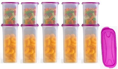 Romax Plastic Grocery Container  - 1000 ml, 2000 ml(Pack of 10, Purple)