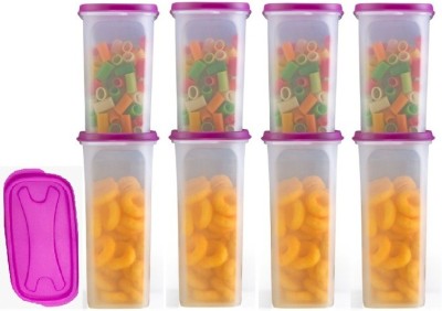 Romax Plastic Grocery Container  - 1500 ml, 2000 ml(Pack of 8, Purple)