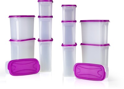 Romax Plastic Grocery Container  - 1000 ml, 1500 ml, 2000 ml(Pack of 12, Purple)