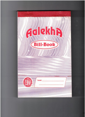 Aalekha NA A5 Bill Book Ruled 100 Pages(Multicolor)
