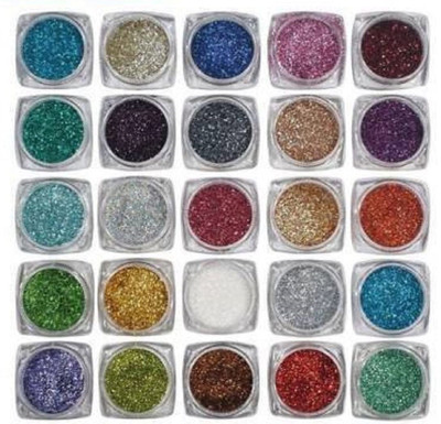 tanvi27 Multicolor Shining Eyeshadow Shimmer / Glitter Powder 50 g(MULTI COLOR)