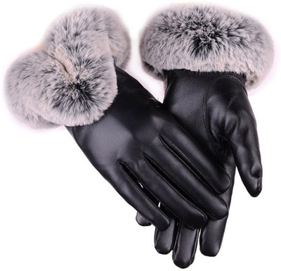 FRANKOPOLIS Solid Winter Women Gloves