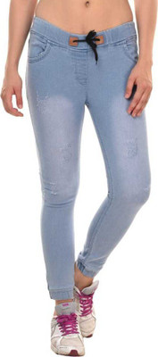 CKUSH Slim Women Light Blue Jeans