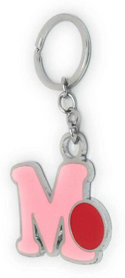 Shiani Alphabet Letter M Metal Key Chain