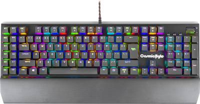 Cosmic Byte CB-GK-24 Equinox Alturas Per Key RGB Mechanical Blue Switch Wired USB Gaming Keyboard  (Black)