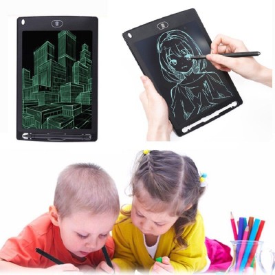 AMANZA LCD Writing Tablet 8.5 inch, Drawing Tablet Kids Writing Board Doodle Board for Kids 3Y+, Erasable Reusable Drawing Board Electronic Digital Writing Pad for Adults Home School Office.(Black)