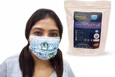 indicare health sciences 50Pcs. 3 Ply Mask With Nose Pin | Ultrasonically Welded Ear Loops | Disposable 3 Layer Pharmaceutical Breathable Surgical Anti-Pollution Face Mask For Teenagers| Individual Pack INDICARE|3 Ply Printed Surgical Mask (Funko Collection)|Printed Disposable Mask|Teenagers Mask | 