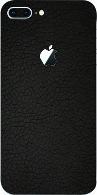 AsSkin Apple iPhone 8 Plus, Apple iPhone 8 Plus, Apple iPhone 8 Plus Mobile Skin(Ultra Super Black Leather Skin With High Matte Finish.S,kin)