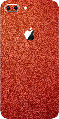 TJ CREATION Apple iPhone 8 Plus Mobile Skin(Ultra Super Red Leather Skin With High Matte Finish.)