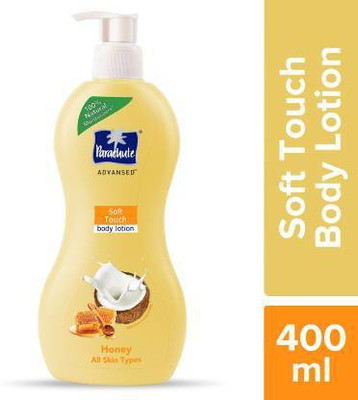 Parachute Advansed Soft Touch (Honey) All Skin Type Body Lotion 400 ML(400 ml)