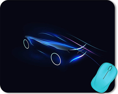 ZORI CAR Design Gaming Mouse Pad for Computer Laptop PC Non Slip Base Mousepad(Multicolor)