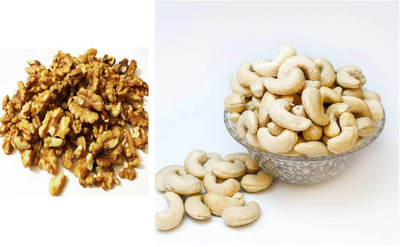 CHASTITY 2 PACK KAJU AKHROT Cashews, Walnuts(2 x 400 g)