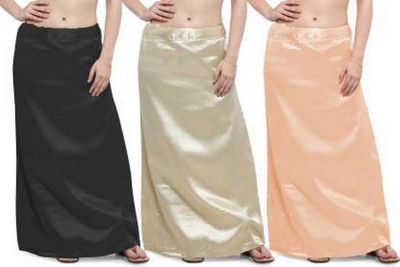 KAVYA DESIGNERS RAYON PETTICOAT KVGS6 Satin Blend Petticoat(Free)