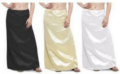 KAVYA DESIGNERS RAYON PETTICOAT KVGS2 Satin Blend Petticoat(Free)