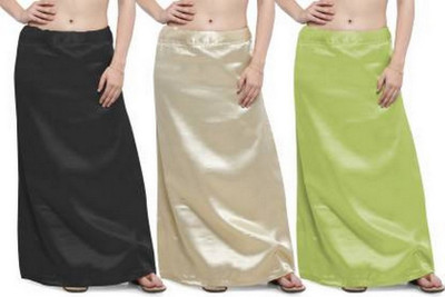 KAVYA DESIGNERS RAYON PETTICOAT KVGS8 Satin Blend Petticoat(Free)