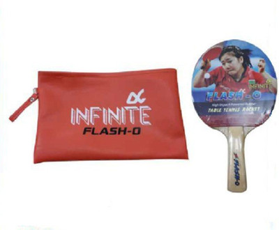 INFINITE FLASH-O Red Table Tennis Racquet(Pack of: 1, 150 g)