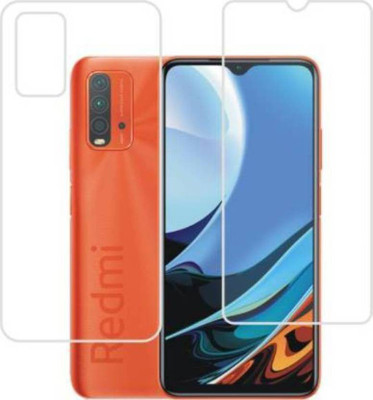PONDRIK Front and Back Screen Guard for REDMI 9 POWER(Pack of 2)