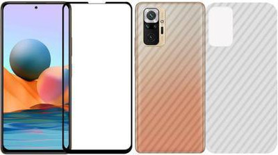 PONDRIK Front and Back Screen Guard for Redmi Note 10 PRO(Pack of 2)