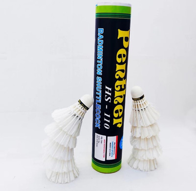 clark CLK89 Best qality feather shuttle pack of 10 Feather Shuttle  - Yellow(Medium, 77, Pack of 10)