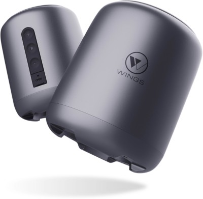 Wings WL-THUNDER-GREY 5 W Bluetooth Speaker(Grey, Black, Mono Channel)