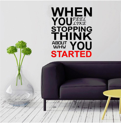 DICTON HUB 59 cm Motivation Removable Sticker(Pack of 1)