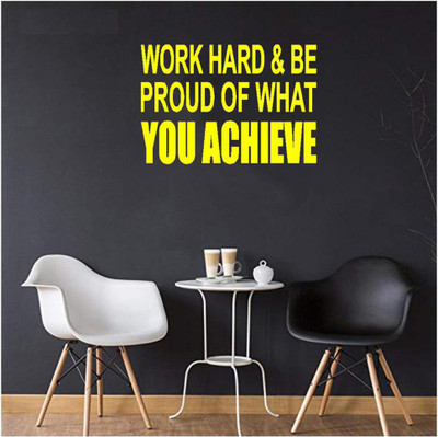 DICTON HUB 59 cm Motivation Removable Sticker(Pack of 1)