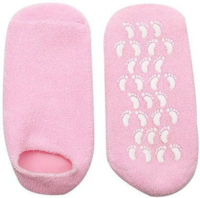 PRL TRADERS Spa Moisturizing Gel Socks for Dry Feet and Ankles Heel Support Foot Support Heel Support(Multicolor)