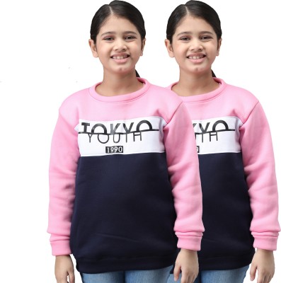 Fit N Fame Full Sleeve Printed Girls Sweatshirt