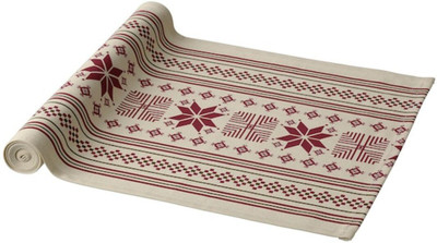 IKEA Red 130 cm Table Runner(Cotton)