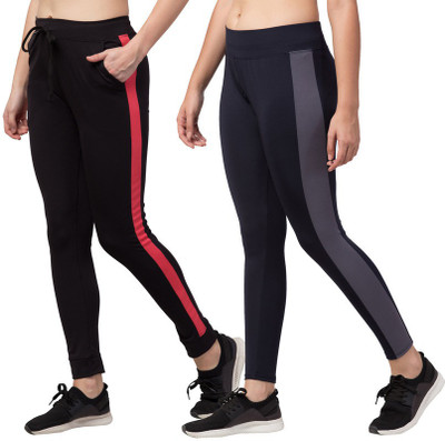 Bluecon Striped Women Multicolor Track Pants