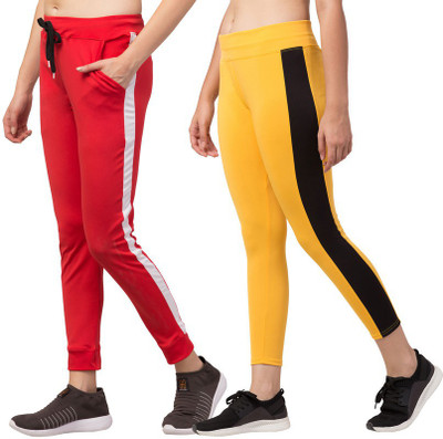 Bluecon Colorblock Women Multicolor Track Pants