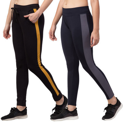 Bluecon Striped Women Multicolor Track Pants
