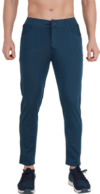 MONAL Relaxed Men Blue Trousers