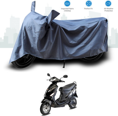 GOSHIV-car and bike accessories Two Wheeler Cover for Hero(Electric Wave Dx, Grey)
