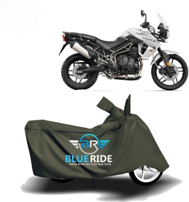 BLUERIDE Two Wheeler Cover for Triumph(Tiger 800 XR, Green)