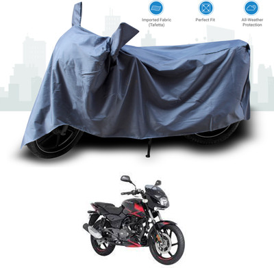GOSHIV-car and bike accessories Two Wheeler Cover for Bajaj(Pulsar 150, Grey)