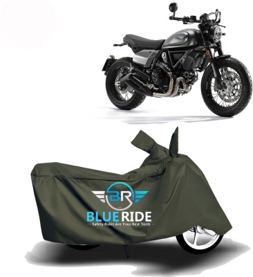 BLUERIDE Two Wheeler Cover for Ducati(Scrambler, Green)