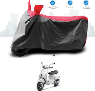 GOSHIV-car and bike accessories Two Wheeler Cover for Piaggio(Vespa SXL 150, Red)