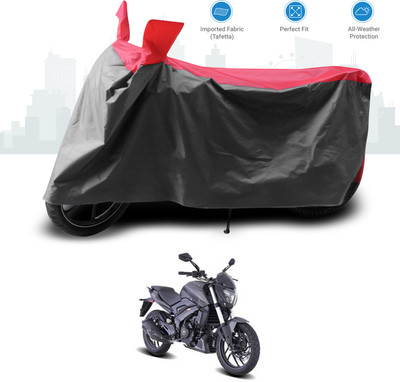 GOSHIV-car and bike accessories Two Wheeler Cover for Bajaj(Dominar 250, Red)